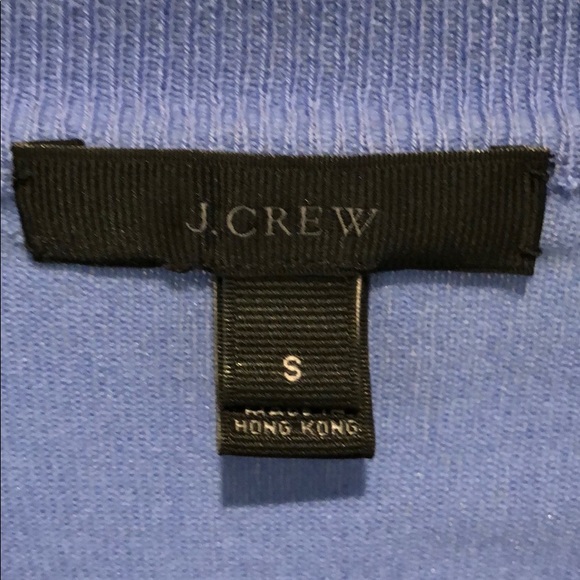 EUC J.Crew Button Down Lilac Blue Cardigan - Picture 5 of 6
